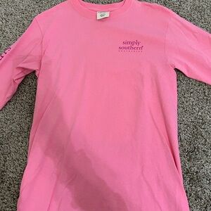 Simply Southern Pink Long Sleeve Shirt
